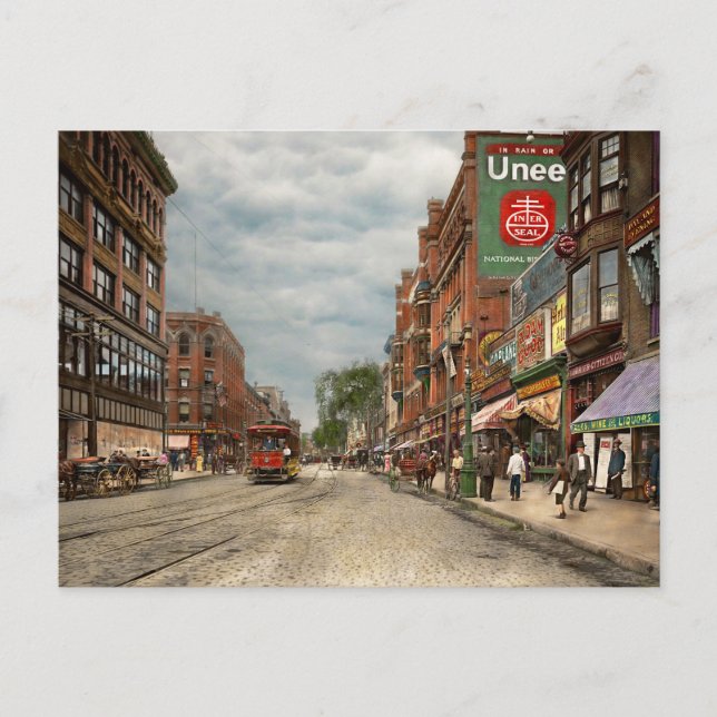 Cartão Postal Cidade - MÃES de Lowell - Uma boa empresa de barra (Frente)