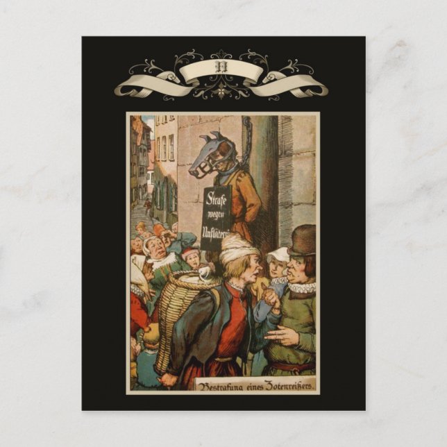 Cartão Postal Cidade medieval (Frente)