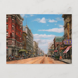 Cartão Postal Cidade - Memphis TN - Passeio da rua principal 190