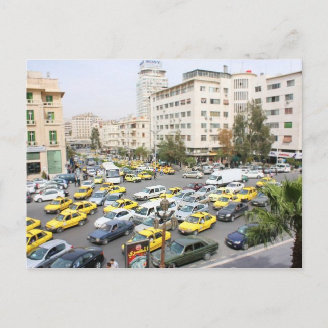 Cartão Postal Cidade Miniatura de Diorama - Damasco (Frente)