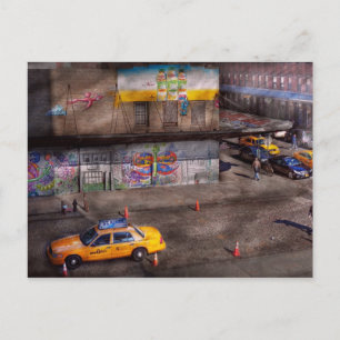 Cartão Postal Cidade - Nova Iorque - Vila de Greenwich - Cor da 