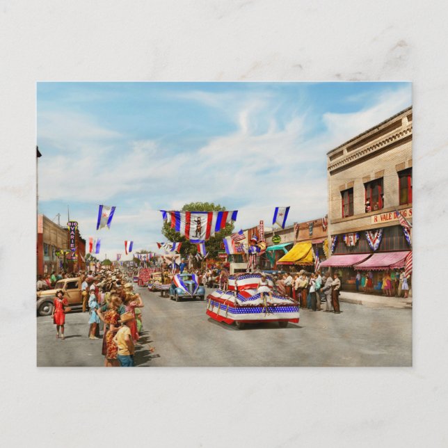 Cartão Postal Cidade - Vale OU - Uma tradição anual 1941 (Frente)