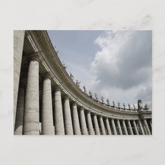 Cartão Postal Cidade vaticano é um estado da cidade que entrou (Frente)