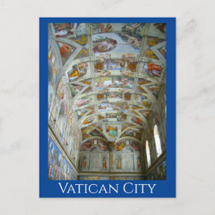 Cartão Postal cidade vaticano sistine
