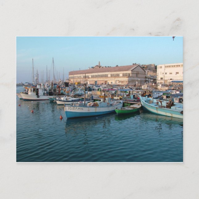 Cartão Postal Cidade velha de Jaffa (Frente)