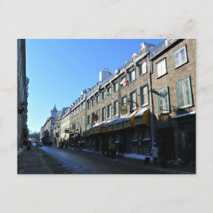 Cartão Postal Cidade Velha do Quebec, Quebec, Canadá