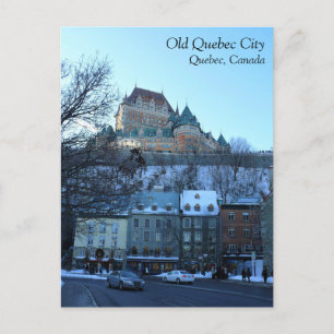 Cartão Postal Cidade Velha do Quebec, Quebec, Canadá