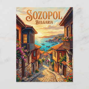 Cartão Postal Cidade Velha, Sozopol Bulgária