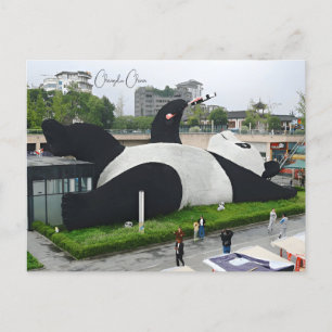 Cartão Postal Cidade viagens vintage de Chengdu China Oriental