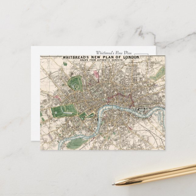 Cartão Postal Cidade Vitoriana (Frente/Verso In Situ)