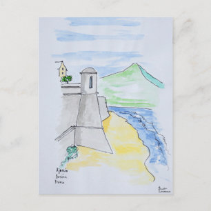 Cartão Postal Cidadela de Ajaccio, Ajaccio Córsega, França
