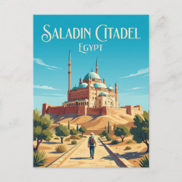 Cartão Postal Cidadela de Saladino Egito