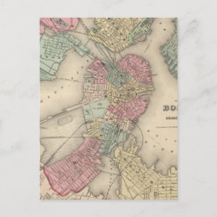 Cartão Postal Cidades de Boston e Adjacentes