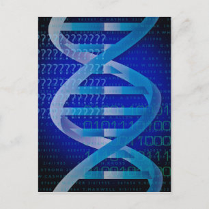 Cartão Postal Ciência de ID de DNA