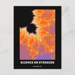Cartão Postal Ciência dos esteroides Mandelbrot fractal - ciênci