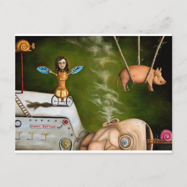 Cartão Postal ciência estranha (Frente)