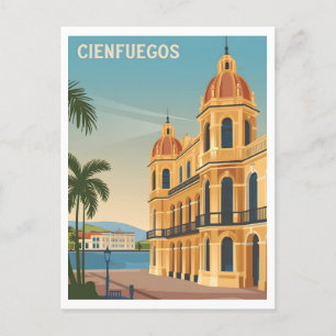 Cartão Postal Cienfuegos Cuba Vintage