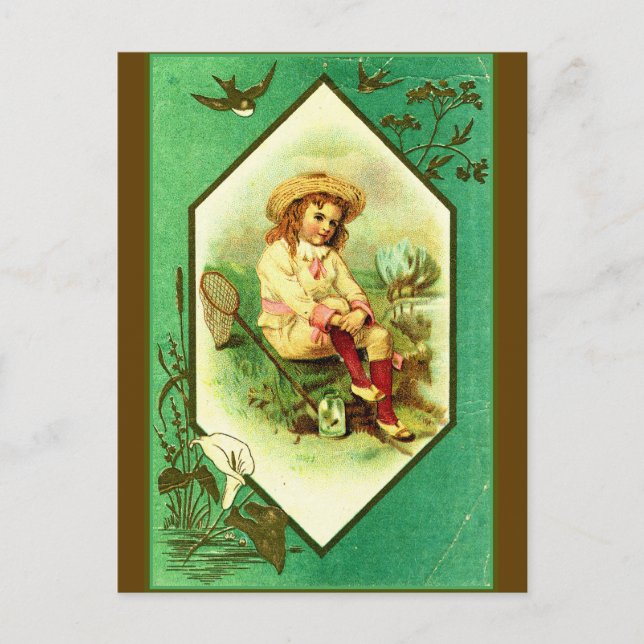 Cartão Postal "Cientista de brotamento " (Frente)