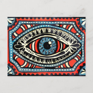 Cartão Postal Cigarro Azul