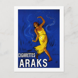 Cartão Postal Cigarros Araks
