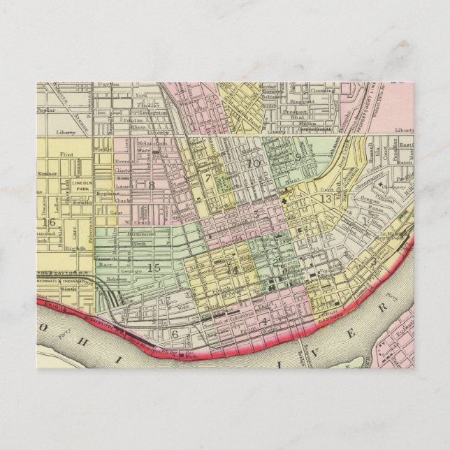 Cartão Postal Cincinnati (Frente)