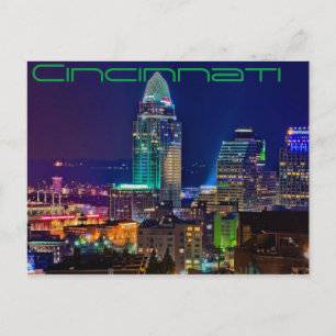 Cartão Postal Cincinnati, Ohio, a Rainha da Cidade