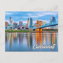 Cartão Postal Cincinnati, Ohio, Estados Unidos