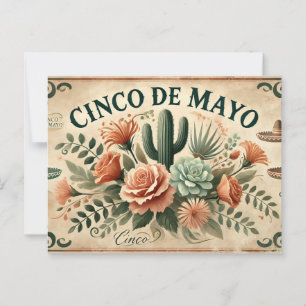 Cartão Postal Cinco de Mayo