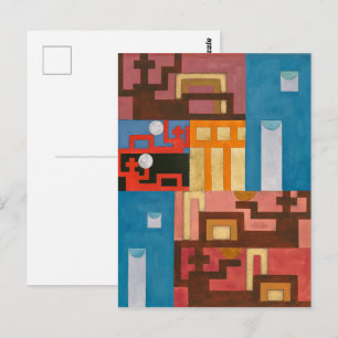 Cartão Postal Cinco Figuras Estendidas Sophie Taeuber-Arp