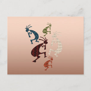 Cartão Postal Cinco Kokopelli