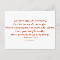 Cinco preceitos de Reiki: Palavras para viver