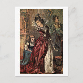 Cartão Postal Cinderela Ajudando as Irmãs-Passo