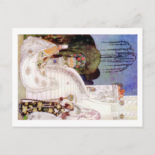 Cartão Postal Cinderella Fairy Tale de Kay Nielsen