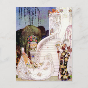 Cartão Postal Cinderella Fairy Tale de Kay Nielsen