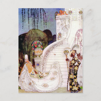 Cartão Postal Cinderella Fairy Tale de Kay Nielsen