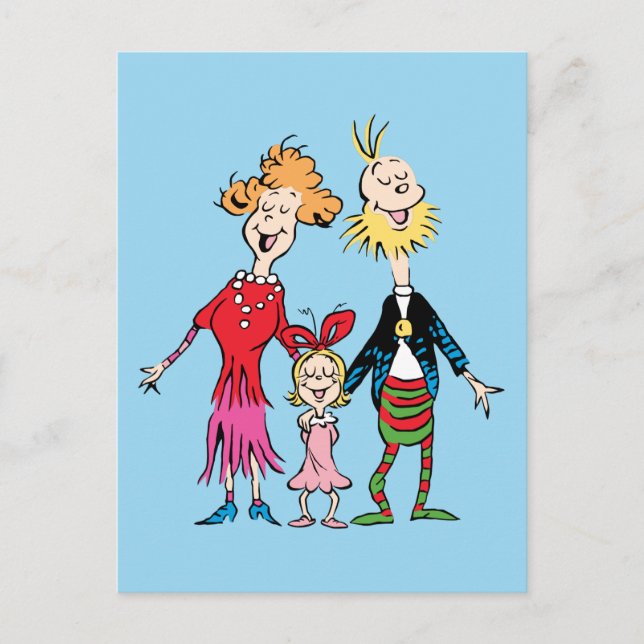 Cartão Postal Cindy Lou Who's Family Portrait (Frente)