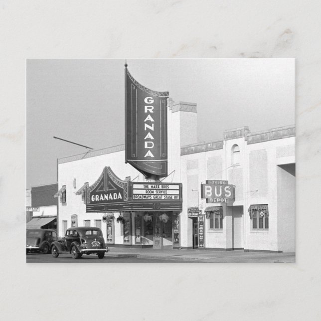 Cartão Postal Cine Granada, 1938 (Frente)