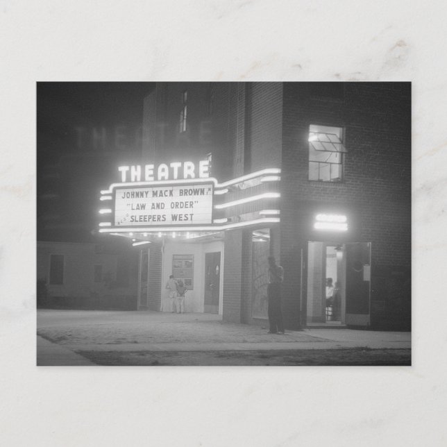Cartão Postal Cine Teatro à Noite, 1941 (Frente)