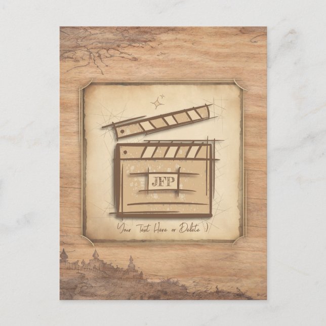 Cartão Postal Cineasta, ator, cineasta cineasta (Frente)