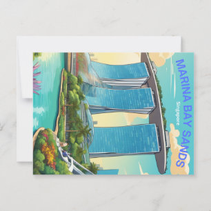 Cartão postal Cingapura