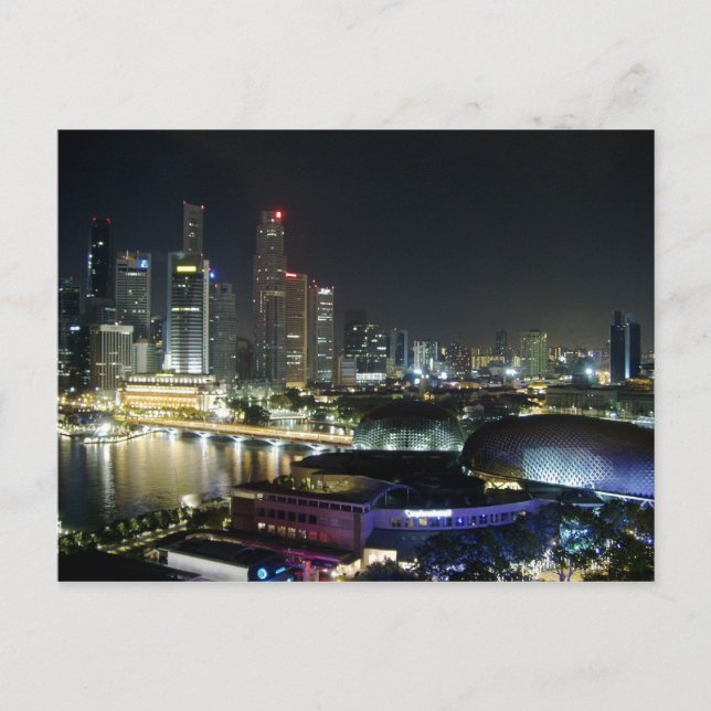 Cartão postal Cingapura (Frente)