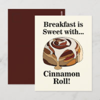 Cinnamon Roll Sweet Bun Bakery