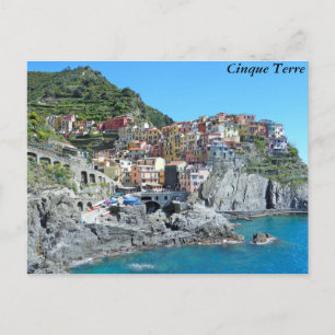 Cartão Postal Cinque Terre, Itália