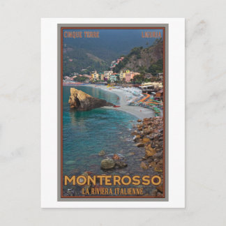 Cartão Postal Cinque Terre - Manhã em Monterosso Beach