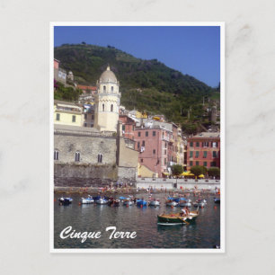 Cartão Postal cinque terre vernazza