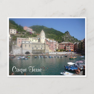 Cartão Postal cinque vernazza harbor