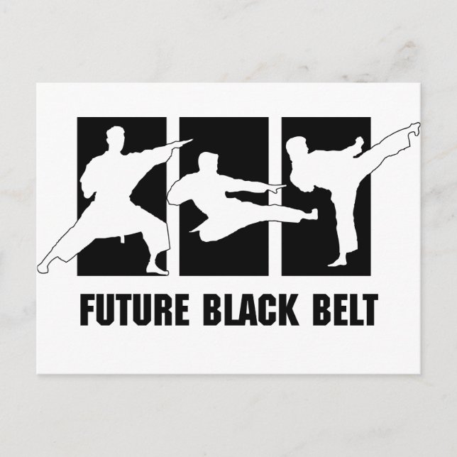 Cartão Postal Cinto Negro Futuro (Frente)