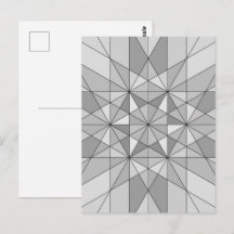 Cinza preto branco Mosaico Triângulo padrão retrô