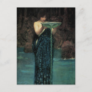 Cartão Postal Circe Invidiosa por John William Waterhouse