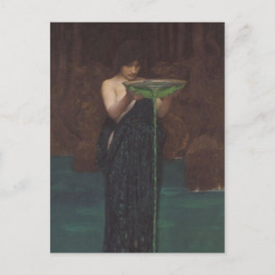 Cartão Postal Circe Invidiosa por John William Waterhouse